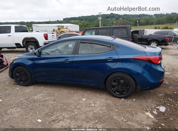 KMHDH4AE2GU547622 2016 HYUNDAI ELANTRA Blue 360 interior view