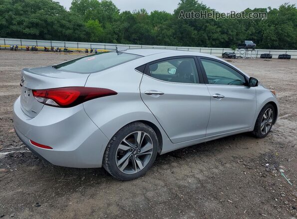 KMHDH4AE2GU575808 2016 HYUNDAI ELANTRA Silver უკანა მარჯვენა