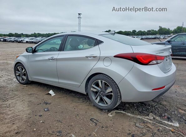 KMHDH4AE2GU575808 2016 HYUNDAI ELANTRA Silver უკანა მარცხენა