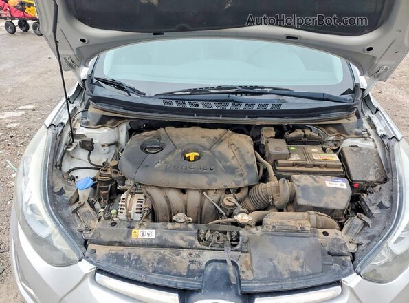 KMHDH4AE2GU575808 2016 HYUNDAI ELANTRA Silver უკანა სალონის ხედი