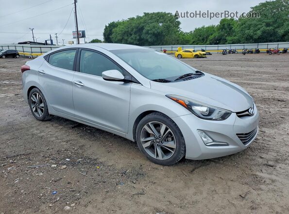 KMHDH4AE2GU575808 2016 HYUNDAI ELANTRA Silver წინა მარჯვენა
