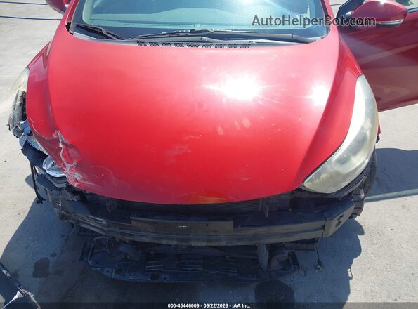 KMHDH4AE2GU584203 2016 HYUNDAI ELANTRA Red Front view