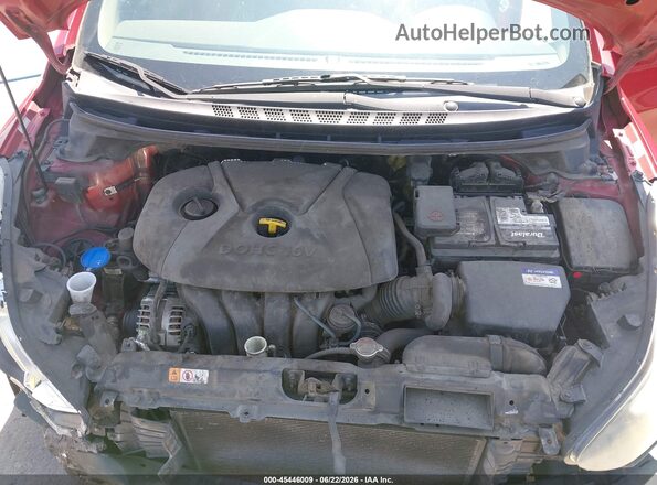KMHDH4AE2GU584203 2016 HYUNDAI ELANTRA Red Rear view