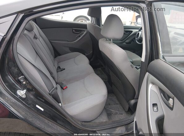 KMHDH4AE2GU607463 2016 HYUNDAI ELANTRA Black VIN კოდის სტიკერის ხედი