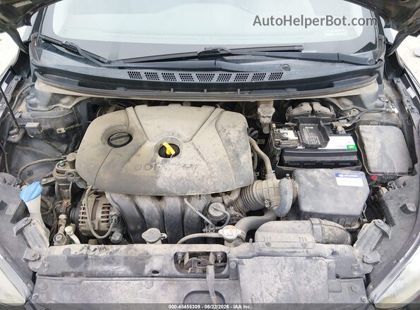 KMHDH4AE2GU607463 2016 HYUNDAI ELANTRA Black უკანა ხედი