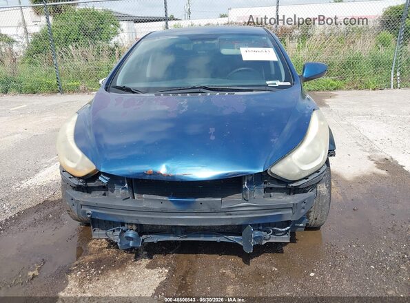 KMHDH4AE2GU642794 2016 HYUNDAI ELANTRA Blue Vista frontal