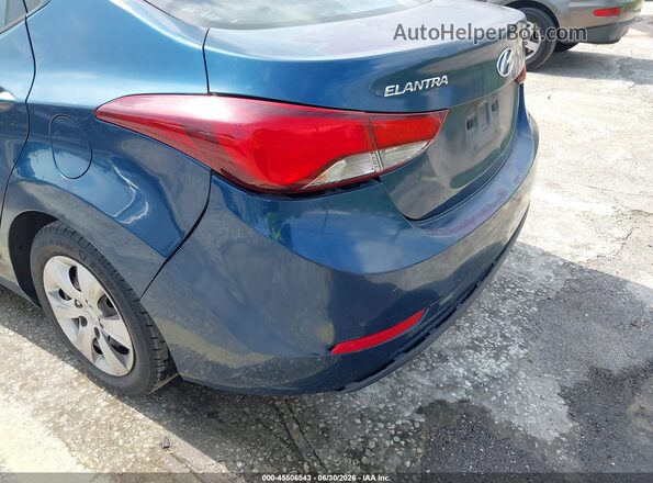 KMHDH4AE2GU642794 2016 HYUNDAI ELANTRA Blue Vista interior de 360 grados