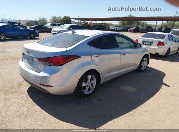 KMHDH4AE3GU479461 2016 HYUNDAI ELANTRA Silver 