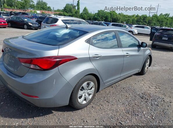KMHDH4AE3GU543742 2016 HYUNDAI ELANTRA Light Blue Tył prawy