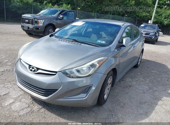 KMHDH4AE3GU543742 2016 HYUNDAI ELANTRA Light Blue Przód lewy