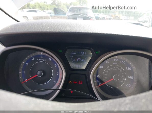 KMHDH4AE3GU543742 2016 HYUNDAI ELANTRA Light Blue Widok tylnych siedzeń