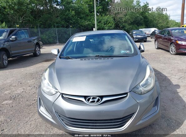 KMHDH4AE3GU543742 2016 HYUNDAI ELANTRA Light Blue Widok z przodu