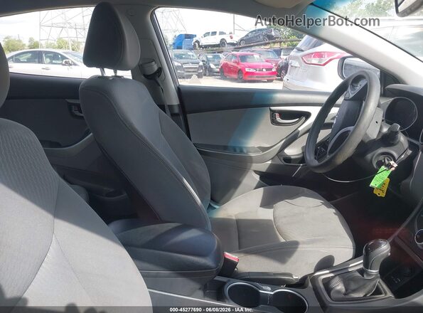 KMHDH4AE3GU543742 2016 HYUNDAI ELANTRA Light Blue Widok wnętrza z przodu