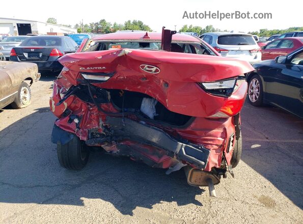 KMHDH4AE3GU544616 2016 HYUNDAI ELANTRA Red 