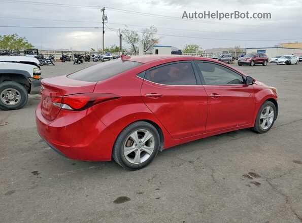 KMHDH4AE3GU547581 2016 HYUNDAI ELANTRA Maroon 