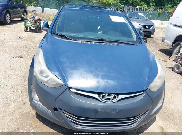 KMHDH4AE3GU622053 2016 HYUNDAI ELANTRA Dark Blue Vista frontal