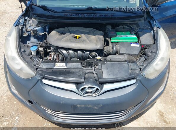 KMHDH4AE3GU622053 2016 HYUNDAI ELANTRA Dark Blue Vista trasera