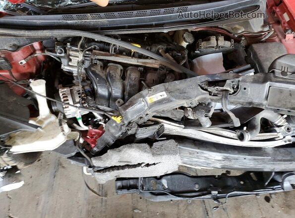KMHDH4AE4GU482885 2016 HYUNDAI ELANTRA Red Вид задньої частини салону
