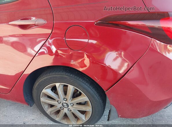 KMHDH4AE4GU511057 2016 HYUNDAI ELANTRA Red Вид щитка приладів