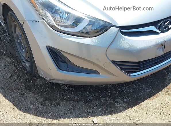 KMHDH4AE4GU511513 2016 HYUNDAI ELANTRA Gray Вид спереду