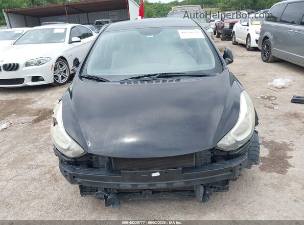 KMHDH4AE4GU583604 2016 HYUNDAI ELANTRA Black Instrument cluster view