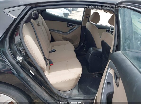 KMHDH4AE4GU583604 2016 HYUNDAI ELANTRA Black VIN sticker view
