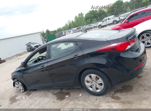 KMHDH4AE4GU583604 2016 HYUNDAI ELANTRA Black 360 interior view