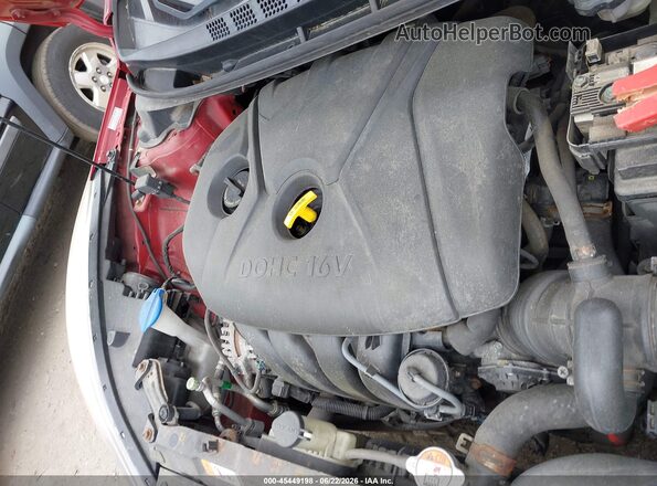 KMHDH4AE4GU606959 2016 HYUNDAI ELANTRA Red Widok z tyłu