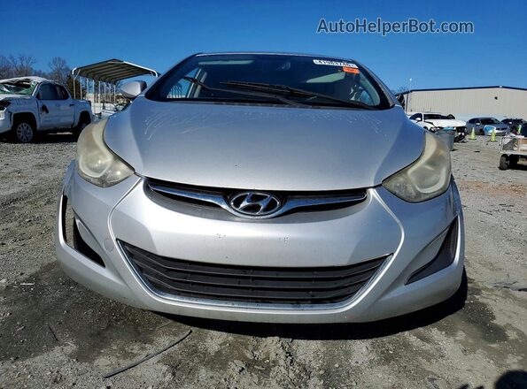 KMHDH4AE5GU481194 2016 HYUNDAI ELANTRA Silver Вид спереду