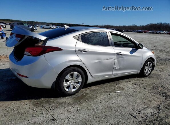 KMHDH4AE5GU481194 2016 HYUNDAI ELANTRA Silver Задня права чверть