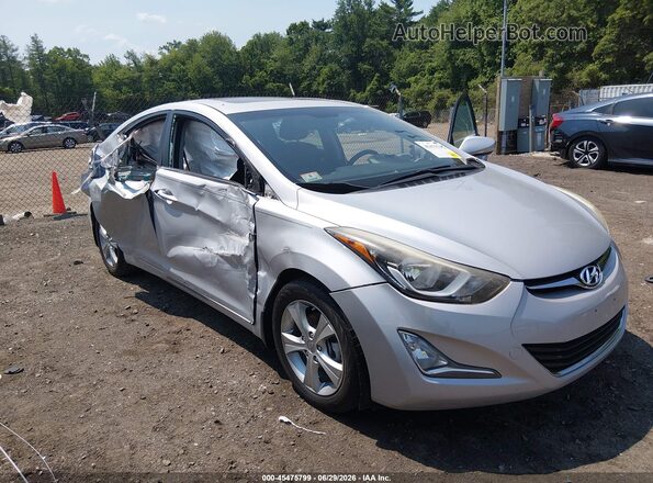 KMHDH4AE5GU501511 2016 HYUNDAI ELANTRA Silver Դիմացի տեսք