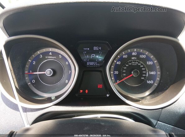 KMHDH4AE5GU501511 2016 HYUNDAI ELANTRA Silver Հետևի նստատեղերի տեսք