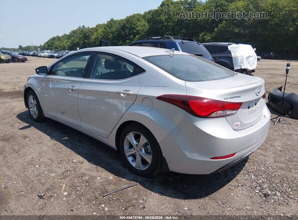KMHDH4AE5GU501511 2016 HYUNDAI ELANTRA Silver Հետևի ձախ