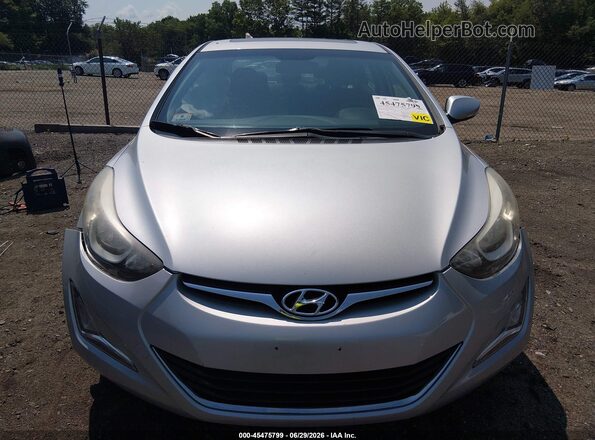 KMHDH4AE5GU501511 2016 HYUNDAI ELANTRA Silver Սարքավորումների վահանակի տեսք