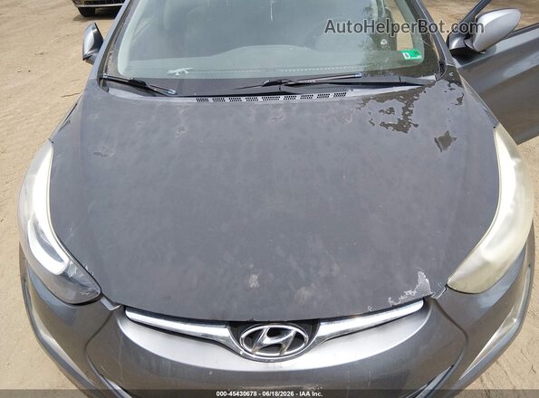 KMHDH4AE5GU621938 2016 HYUNDAI ELANTRA Gray უკანა ხედი