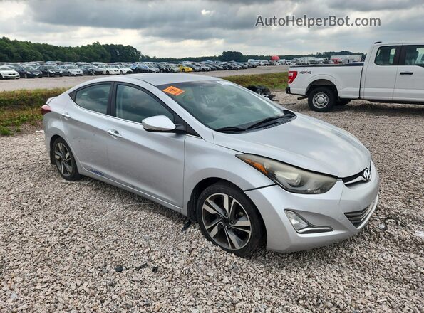 KMHDH4AE6GU575990 2016 HYUNDAI ELANTRA Silver Przód prawy