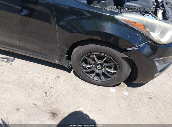 KMHDH4AE7GU512395 2016 HYUNDAI ELANTRA Black Widok z przodu