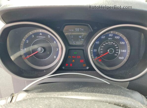 KMHDH4AE7GU541914 2016 HYUNDAI ELANTRA Black Instrument cluster view