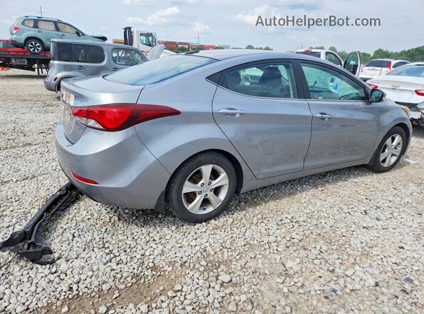 KMHDH4AE7GU557126 2016 HYUNDAI ELANTRA Silver უკანა მარჯვენა
