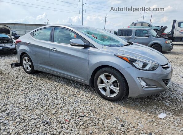 KMHDH4AE7GU557126 2016 HYUNDAI ELANTRA Silver წინა მარჯვენა