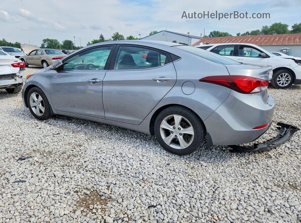 KMHDH4AE7GU557126 2016 HYUNDAI ELANTRA Silver უკანა მარცხენა