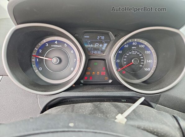 KMHDH4AE7GU557126 2016 HYUNDAI ELANTRA Silver ხელსაწყოთა პანელის ხედი