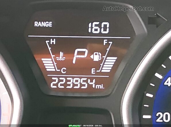 KMHDH4AE7GU557580 2016 HYUNDAI ELANTRA Red 