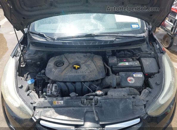 KMHDH4AE7GU575559 2016 HYUNDAI ELANTRA Black 