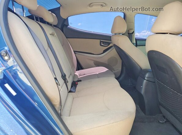 KMHDH4AE7GU619009 2016 HYUNDAI ELANTRA Blue 