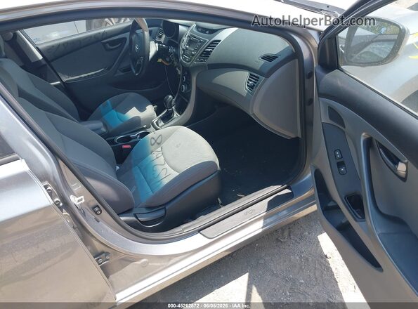 KMHDH4AE9GU504394 2016 HYUNDAI ELANTRA Silver წინა სალონის ხედი