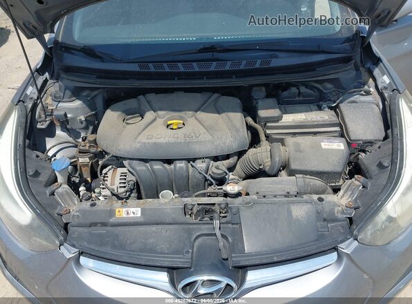 KMHDH4AE9GU504394 2016 HYUNDAI ELANTRA Silver უკანა ხედი