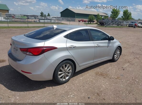 KMHDH4AE9GU587292 2016 HYUNDAI ELANTRA Silver Задня права чверть