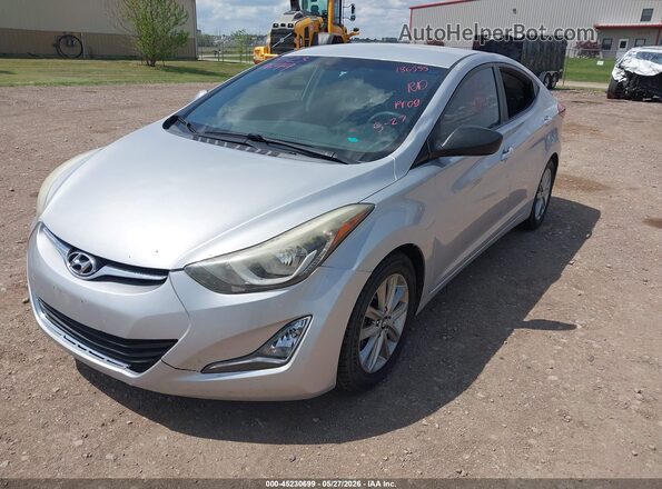 KMHDH4AE9GU587292 2016 HYUNDAI ELANTRA Silver Вид спереду