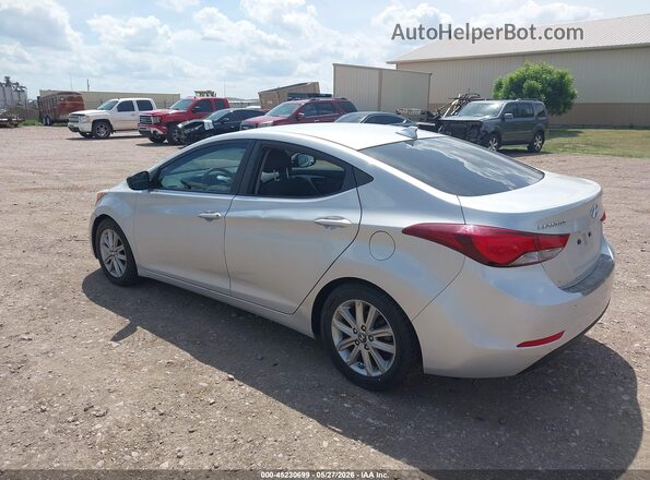 KMHDH4AE9GU587292 2016 HYUNDAI ELANTRA Silver Задня ліва чверть